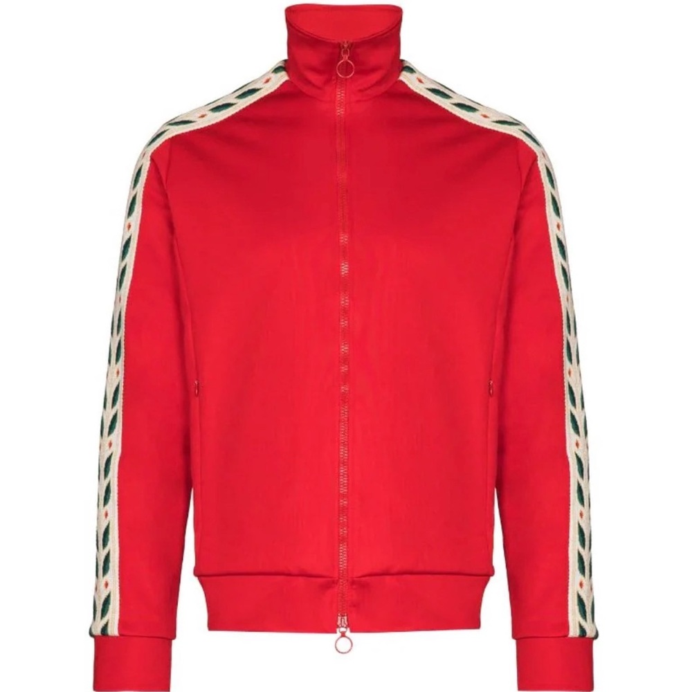 Casablanca - Laurel taped zip-up jacket